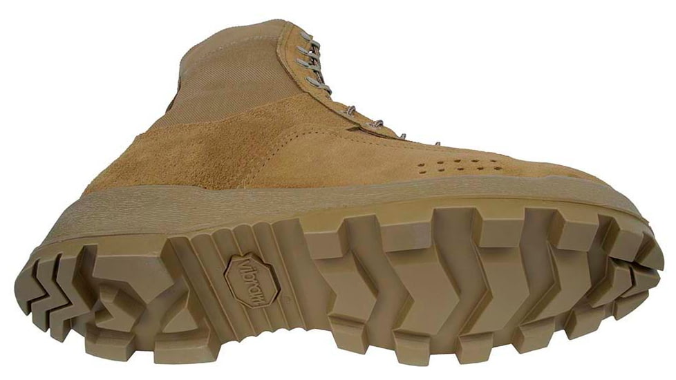 McRae Footwear BII Army Hot Weather Jungle Boot w/ Vibram Panama Outsole, Coyote, 6.5, Wide, 8701-6.5W
