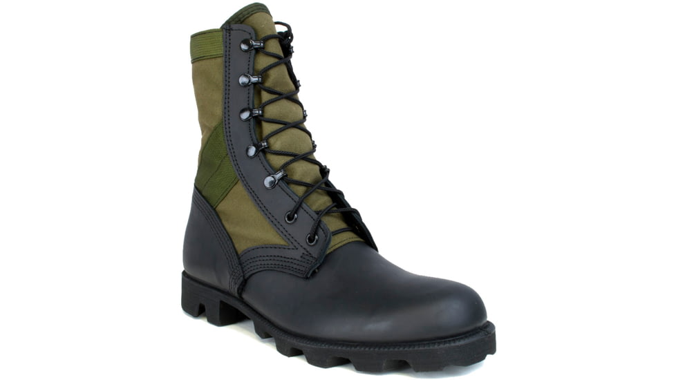 McRae Footwear Vietnam Era Jungle Boot w/ Panama Outsole, OD, 7, 7189-7