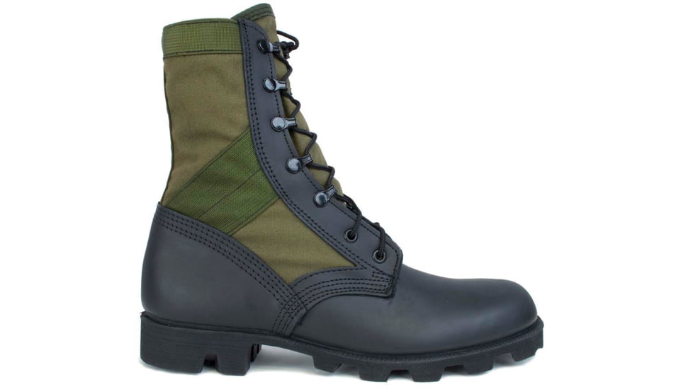 McRae Footwear Vietnam Era Jungle Boot w/ Panama Outsole, OD, 7, 7189-7