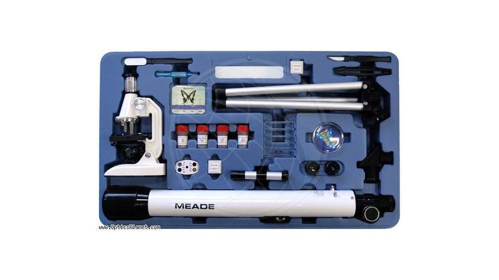 Meade Children's Combination Telescope / Microscope Kit - Kids Science Gift Set 04222