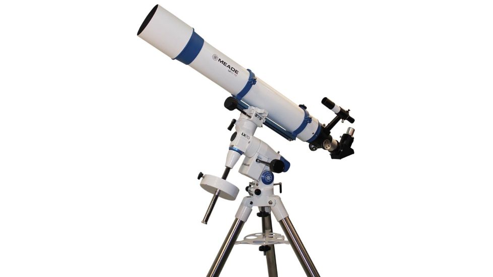 Meade LX70 R5 5in 120mm f/8.3 Achromatic Refractor Telescope w/German Equatorial Mount 270010