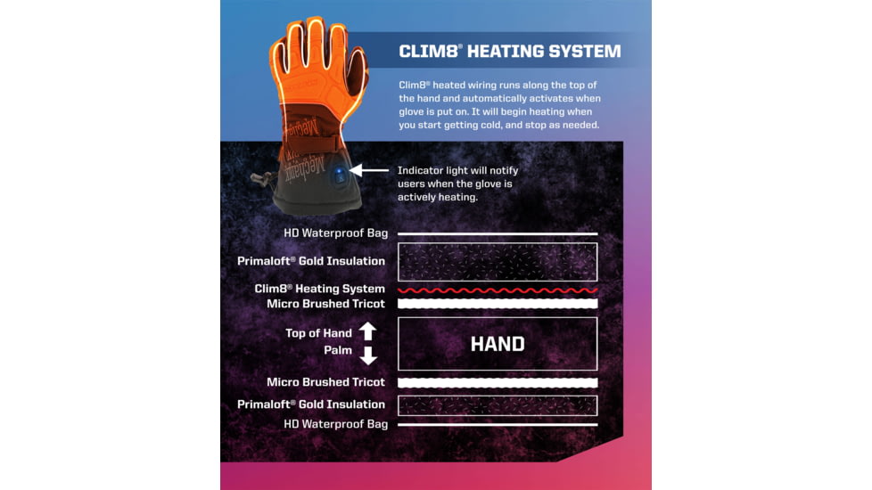 Mechanix Wear ColdWork M-Part Clim8 Gloves - Mens, Black, Large, CWKMP8-75-010