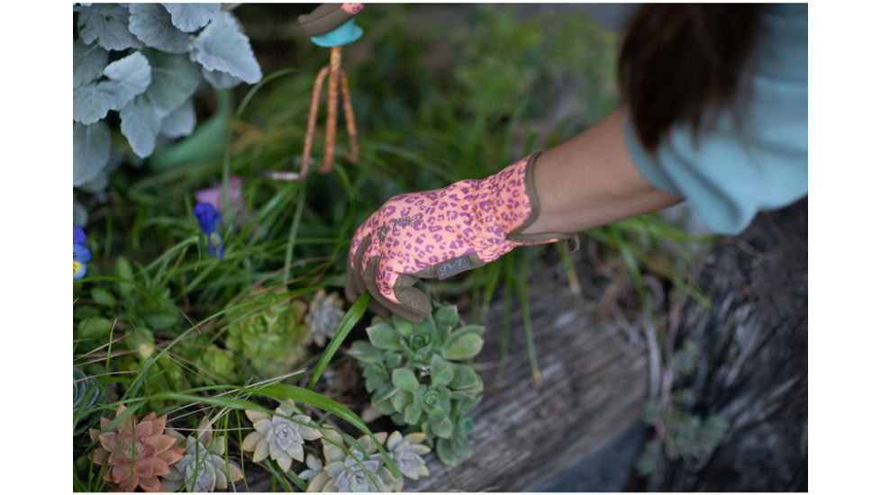 Mechanix Wear Ethel Garden Leopard Gloves - Womens, Orange, Medium, ETH-LP09-520