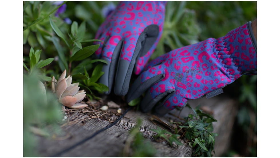 Mechanix Wear Ethel Garden Leopard Gloves - Womens, Purple, Small, ETH-LP39-510