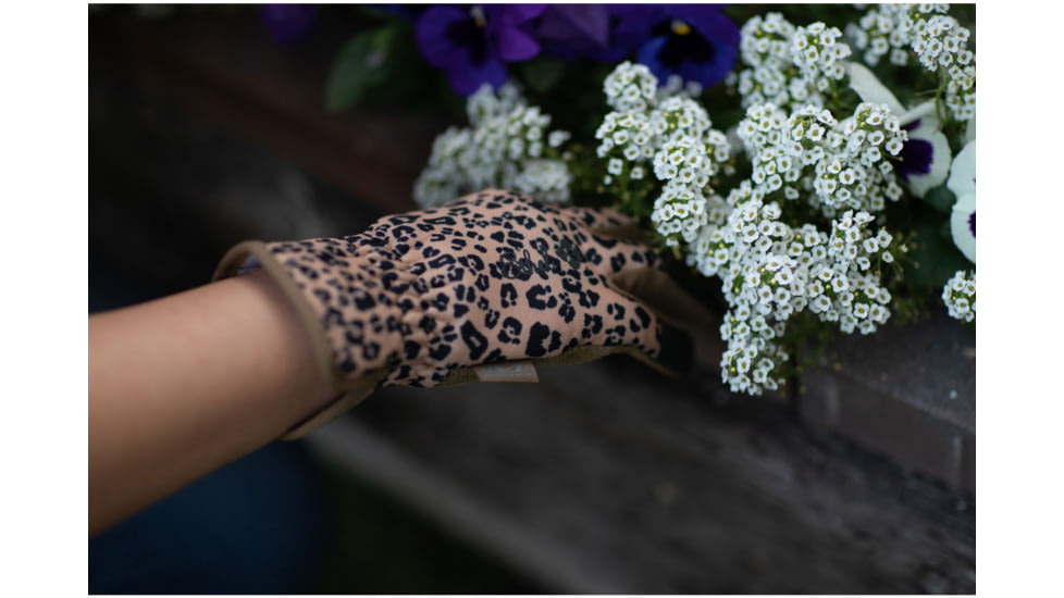 Mechanix Wear Ethel Garden Leopard Gloves - Womens, Tan, Small, ETH-LP75-510