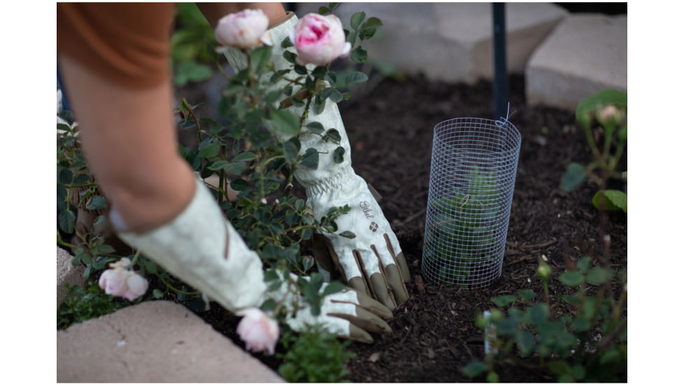 Mechanix Wear Ethel Garden Rose Gauntlet Cuff Gloves - Womens, Rendezvous, Large, ETH-RSE-530