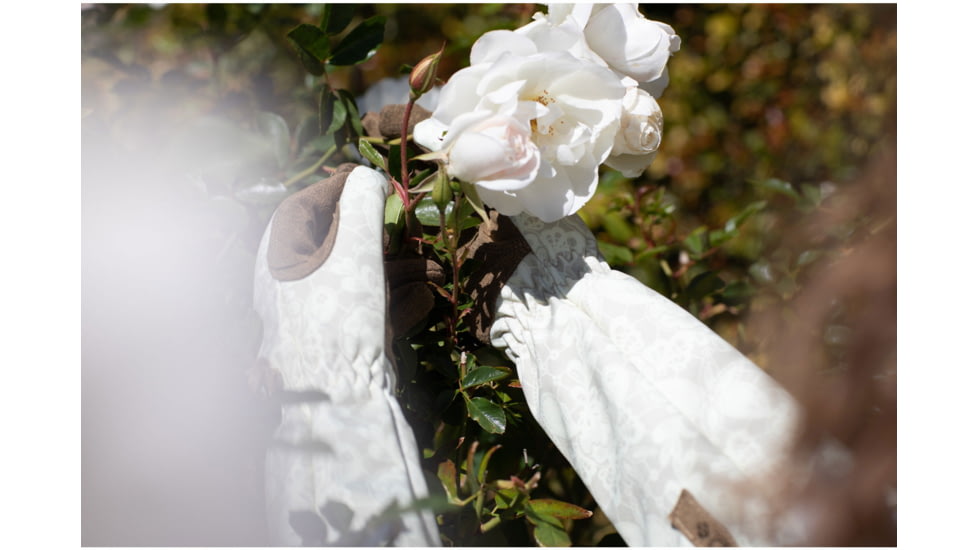 Mechanix Wear Ethel Garden Rose Gauntlet Cuff Gloves - Womens, Rendezvous, Large, ETH-RSE-530