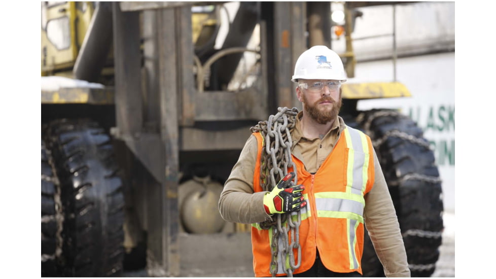 Mechanix Wear M-Pact Knit CR3A3 Glove - Mens, Hi-Viz Yellow, Small, KHD-GP-008