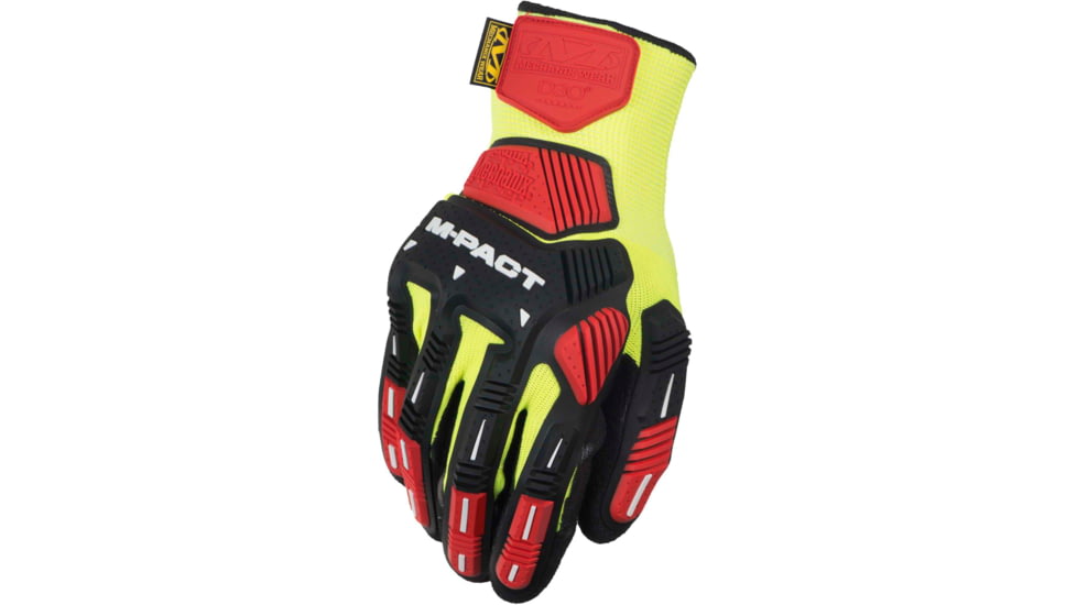 Mechanix Wear M-Pact Knit CR3A3 Glove - Mens, Hi-Viz Yellow, Small, KHD-GP-008