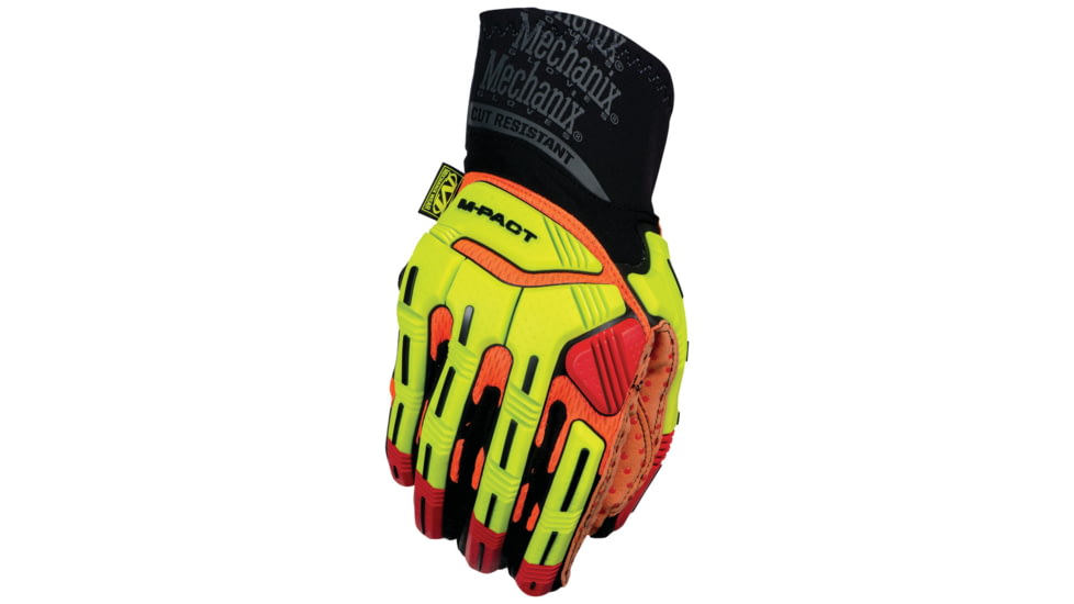 Mechanix Wear M-Pact XPLOR D4 Hi-Viz Gloves - Men's, Hi-Viz Yellow, Medium, MPCR-91-009