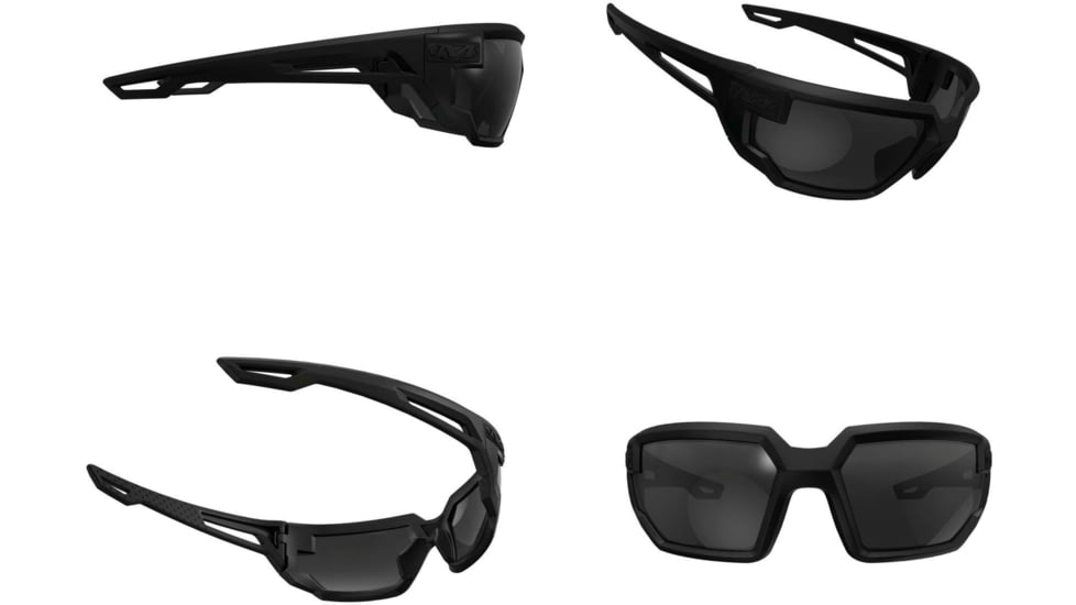 Mechanix Wear VXF20AFPU Type-X Safety Glasses OSFA Black Lens Anti-Scratch Blac