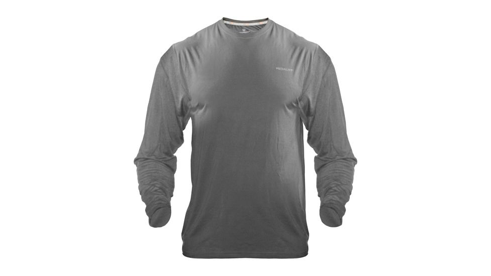 Medalist Performance Crew Ls Tactical Shield Charcoal X-lg
