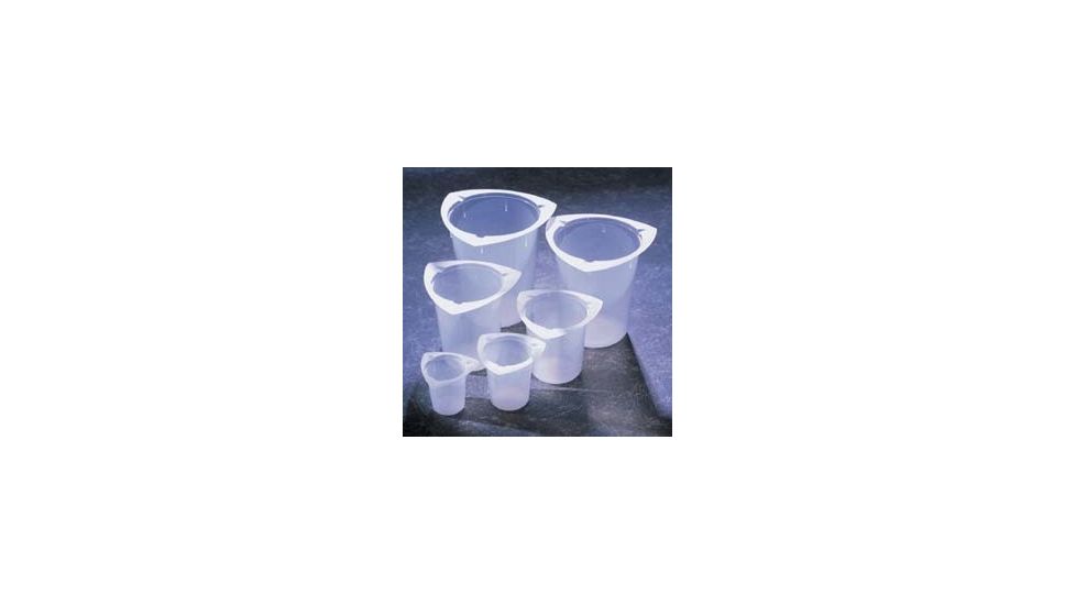 Medegen Medical Tri-Pour Graduated Disposable Beakers, Case of 1, Polypropylene Caps, PL5930-1K0