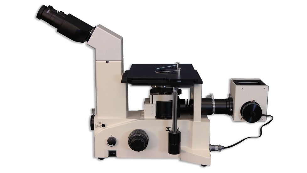 Meiji Techno Binocular Inverted Brightfield/Darkfield Metallurgical Microscope, IM7520