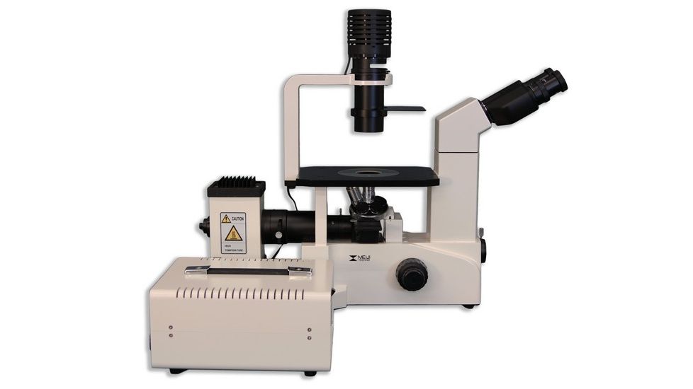 Meiji Techno Binocular Inverted Epi-Fluorescense Biological Microscope, TC-5500