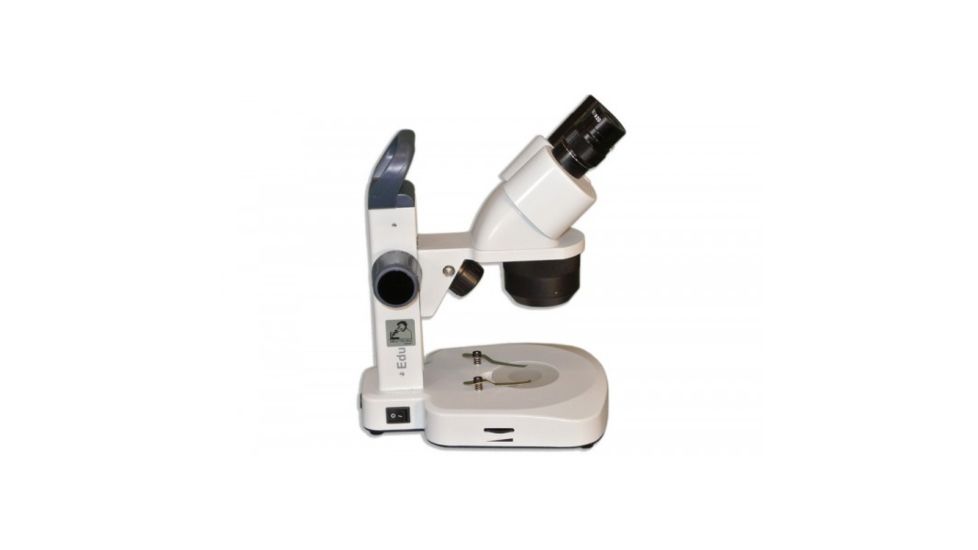 Meiji Techno EM-21 LED Binocular Entry Level 2X/4X Turret Stereo Rechargeable Microscope, White EM-21