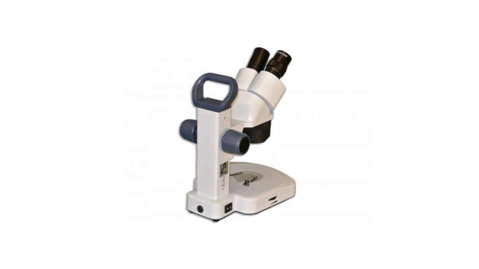 Meiji Techno EM-21 LED Binocular Entry Level 2X/4X Turret Stereo Rechargeable Microscope, White EM-21