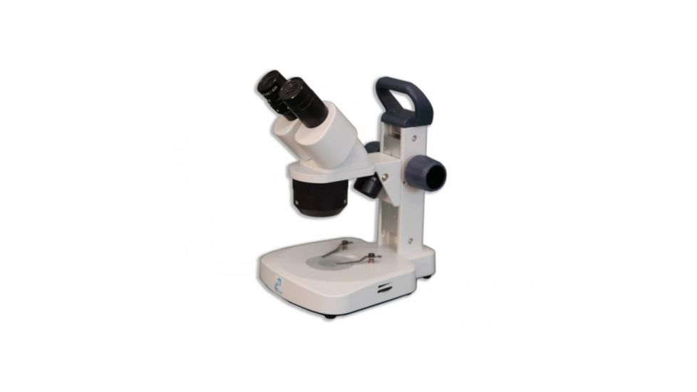 Meiji Techno EM-22 LED Binocular Entry Level 1X/2X/3X Turret Stereo Rechargeable Microscope, White EM-22