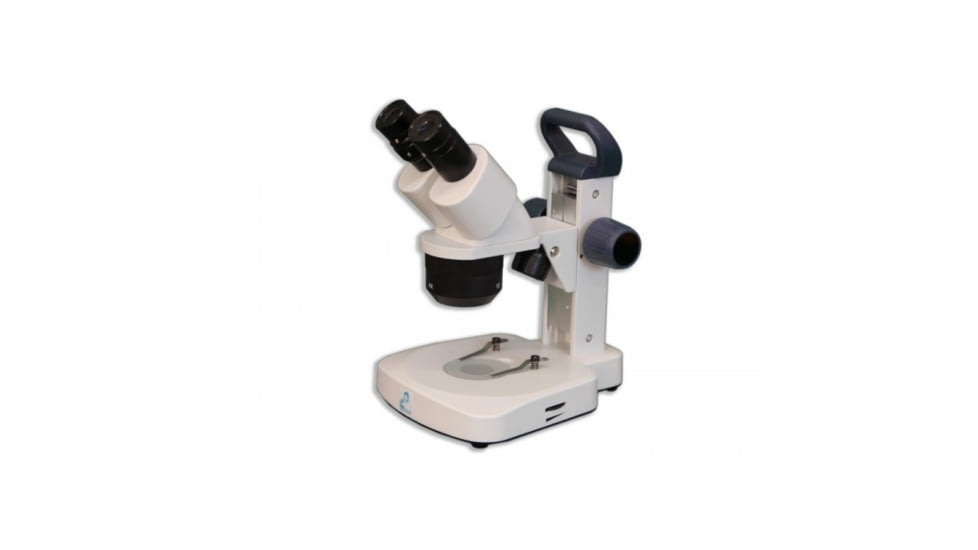 Meiji Techno EM-23  LED Binocular Entry Level 1X/2X/4X Turret Stereo Rechargeable Microscope, White EM-23