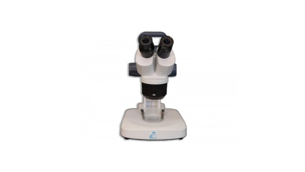 Meiji Techno EM-23  LED Binocular Entry Level 1X/2X/4X Turret Stereo Rechargeable Microscope, White EM-23