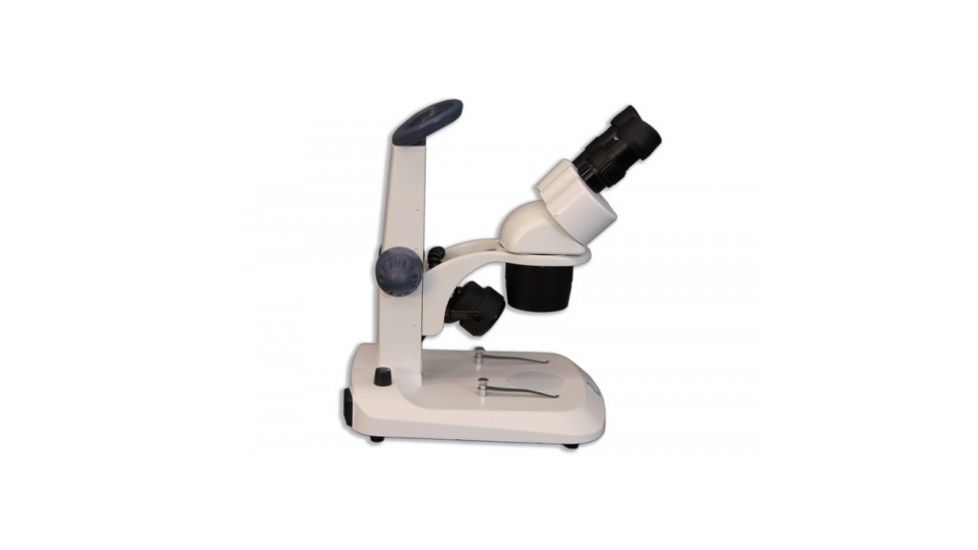 Meiji Techno EM-31 LED Binocular Entry Level Dual 2X/4X Turret Stereo Microscope, White EM-31
