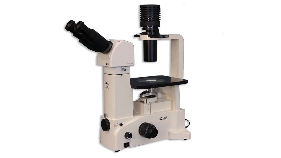 Meiji Techno Ergonomic Binocluar Inverted Brightfield/Phase Contrast Biological Microscope, TC-5300E