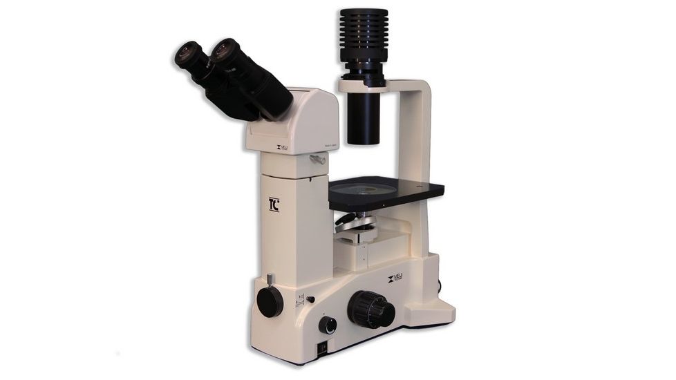 Meiji Techno Ergonomic Binocular Inverted Brightfield Biological Microscope, TC-5100E