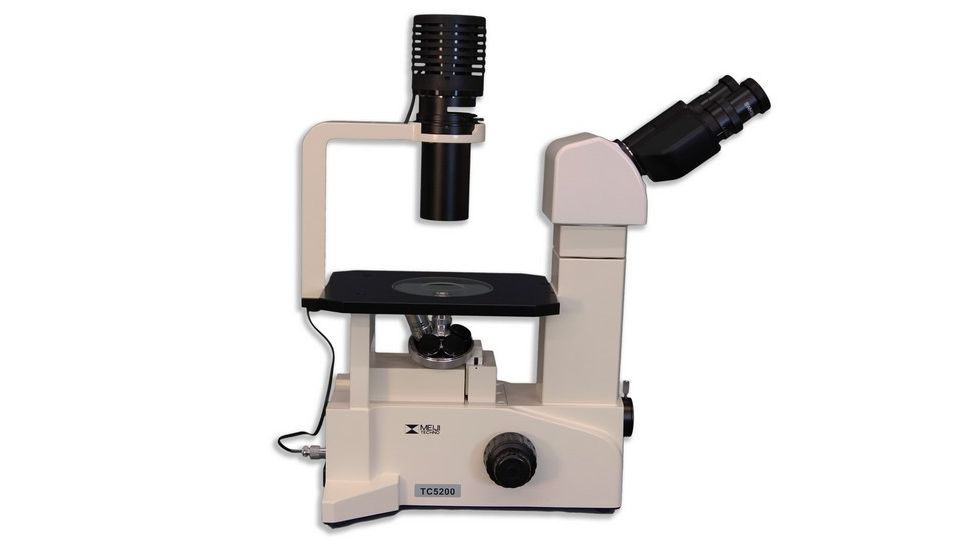 Meiji Techno Ergonomic Binocular Inverted Brightfield Biological Microscope, TC-5100E