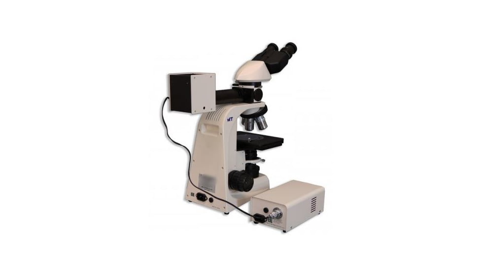 Meiji Techno Halogen Bino Incident,Transmitted Light BF,DF Metallurgical Microscope, BEIGE, LARGE MT8520