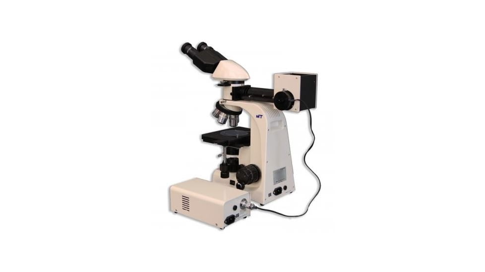 Meiji Techno Halogen Bino Incident,Transmitted Light BF,DF Metallurgical Microscope, BEIGE, LARGE MT8520