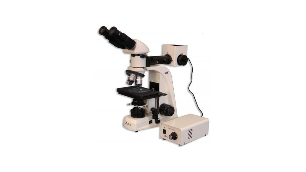 Meiji Techno Halogen Bino Incident,Transmitted Light BF,DF Metallurgical Microscope, BEIGE, LARGE MT8520
