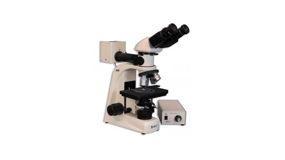 Meiji Techno Halogen Bino Incident,Transmitted Light BF,DF Metallurgical Microscope, BEIGE, LARGE MT8520