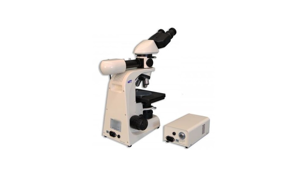Meiji Techno Halogen Bino Incident,Transmitted Light BF Metallurgical Microscope, BEIGE, LARGE MT8000