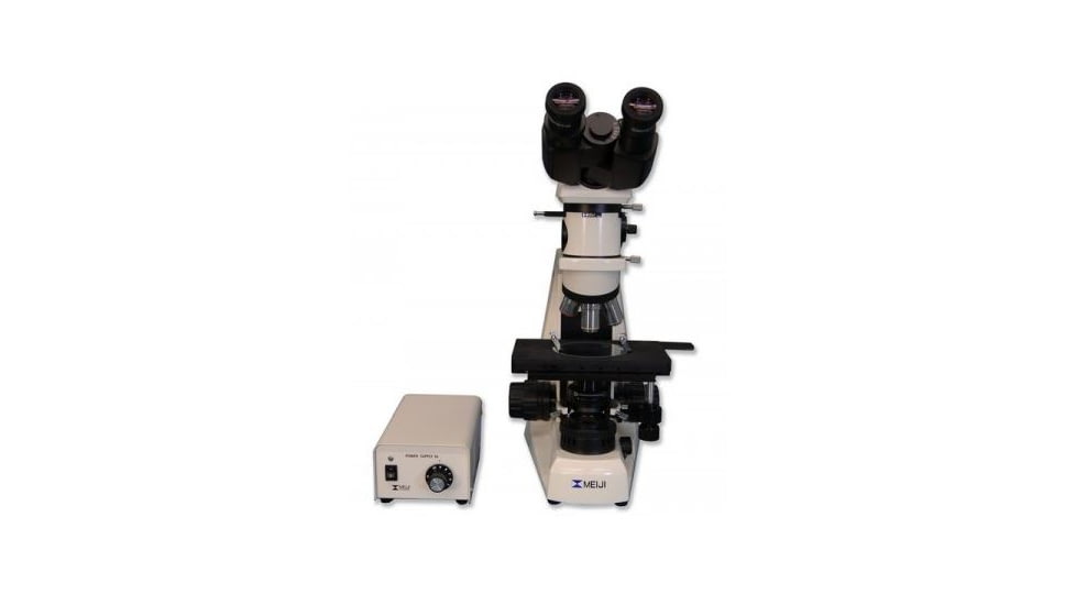 Meiji Techno Halogen Bino Incident,Transmitted Light BF Metallurgical Microscope, BEIGE, LARGE MT8000