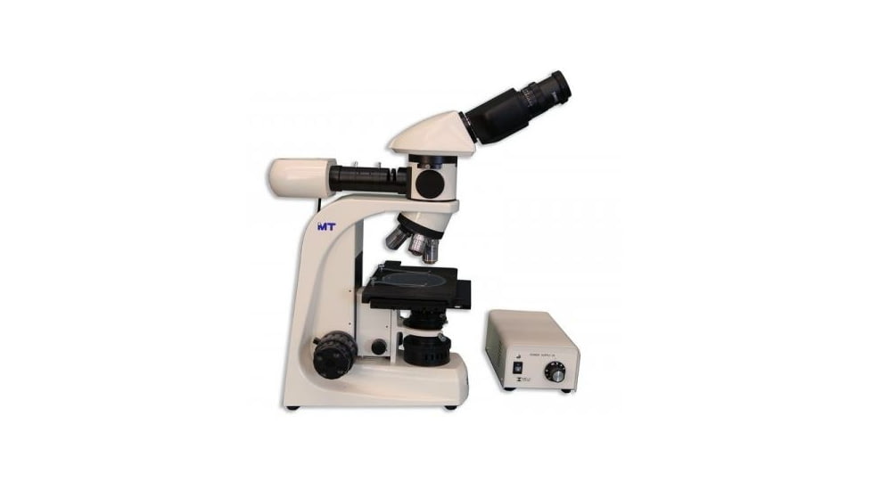 Meiji Techno Halogen Bino Incident,Transmitted Light BF Metallurgical Microscope, BEIGE, LARGE MT8000