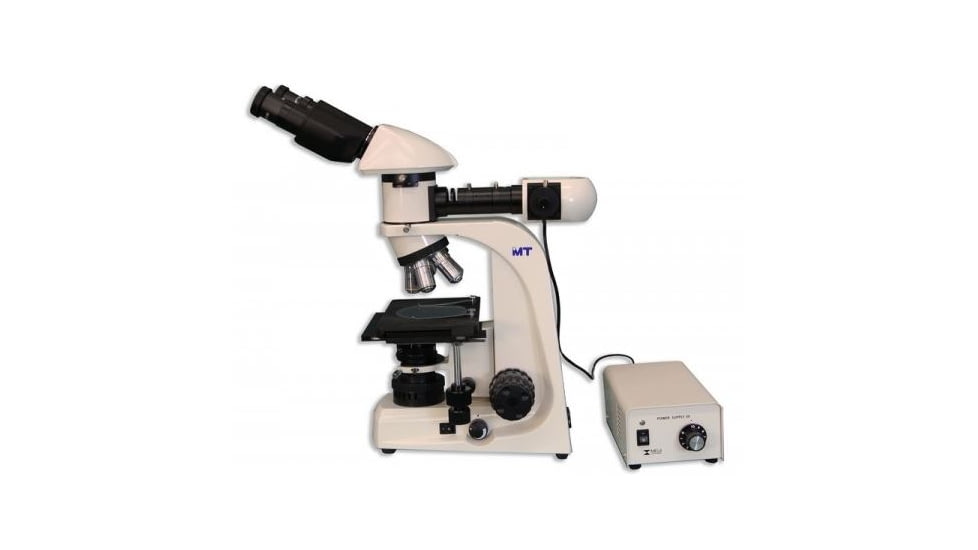 Meiji Techno Halogen Bino Incident,Transmitted Light BF Metallurgical Microscope, BEIGE, LARGE MT8000