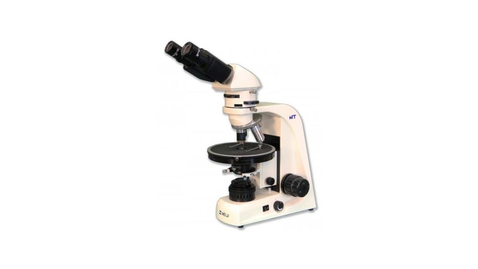 Meiji Techno Halogen Binocular Asbestos PLM Microscope, BEIGE, LARGE MT6120
