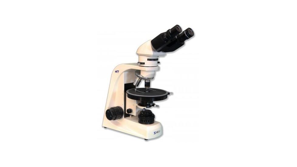 Meiji Techno Halogen Binocular Asbestos PLM Microscope, BEIGE, LARGE MT6120