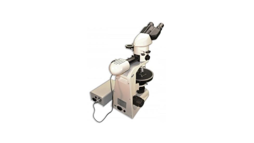 Meiji Techno Halogen Binocular Polarizing Microscope, BEIGE, LARGE MT9920
