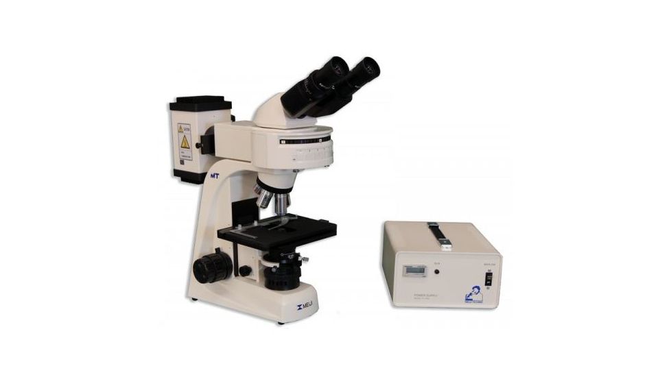 Meiji Techno Halogen Binoculor Epi-Fluorescence Biological Microscope, BEIGE, LARGE MT6200H