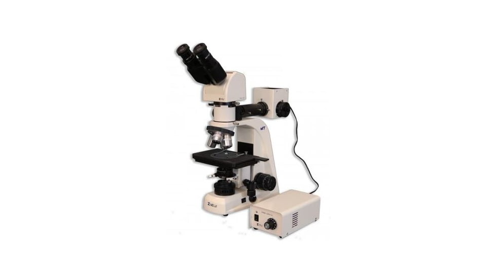 Meiji Techno Halogen Ergo Bino Incident,Transmitted Light BF,DF Metallurgical Microscope, BEIGE, LARGE MT8520EH