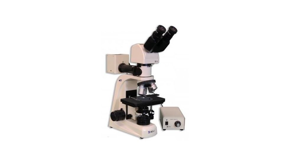 Meiji Techno Halogen Ergo Bino Incident,Transmitted Light BF,DF Metallurgical Microscope, BEIGE, LARGE MT8520EH