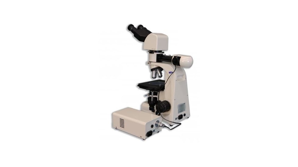 Meiji Techno Halogen Ergo Bino Incident,Transmitted Light BF Metallurgical Microscope, BEIGE, LARGE MT8000EH