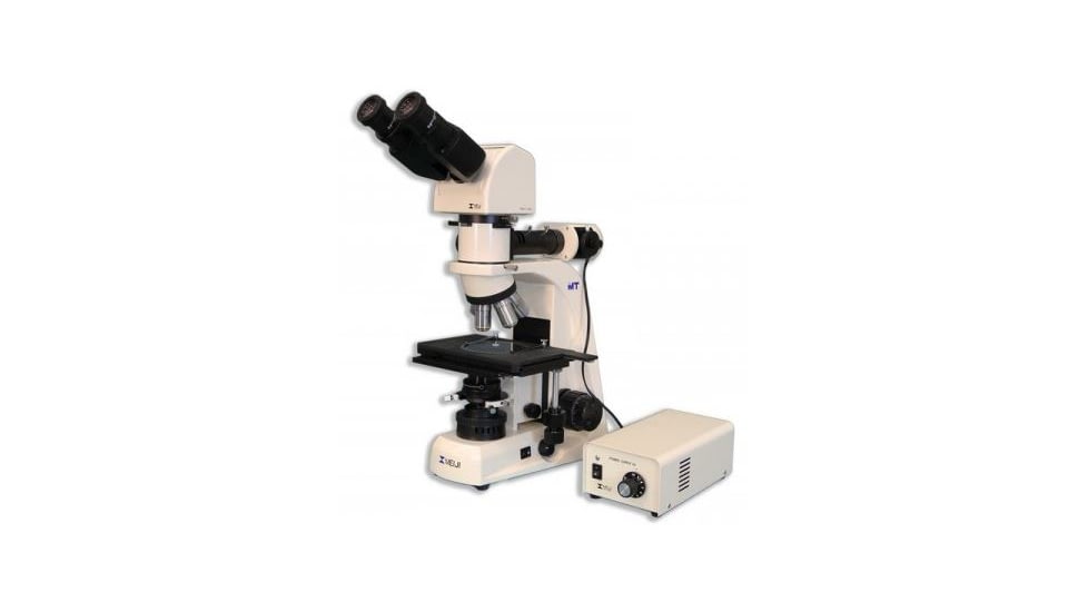 Meiji Techno Halogen Ergo Bino Incident,Transmitted Light BF Metallurgical Microscope, BEIGE, LARGE MT8000EH