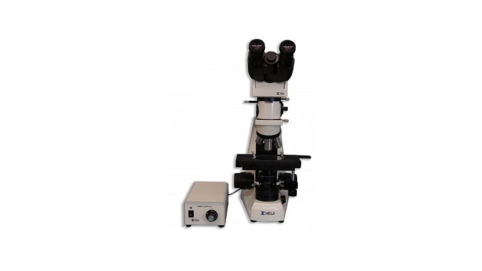 Meiji Techno Halogen Ergo Bino Incident,Transmitted Light BF Metallurgical Microscope, BEIGE, LARGE MT8000EH