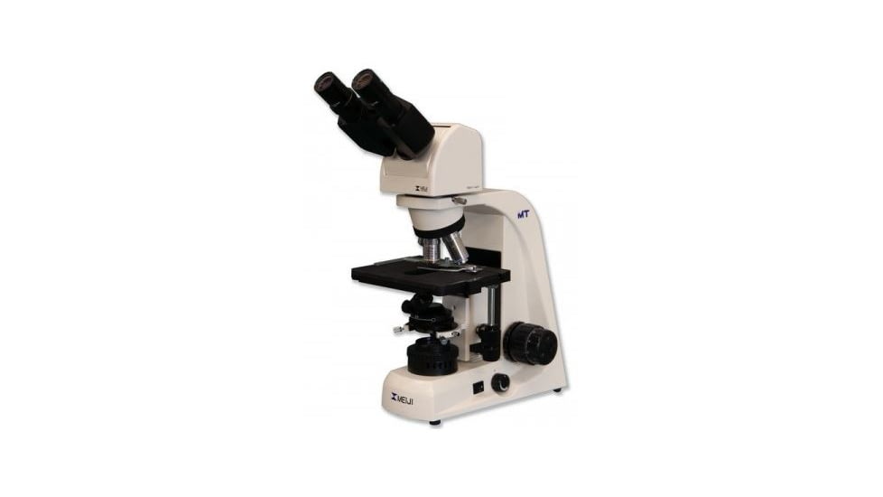 Meiji Techno Halogen Ergonomic Binocular Brightfield Biological Microscope, BEIGE, LARGE MT4200EH