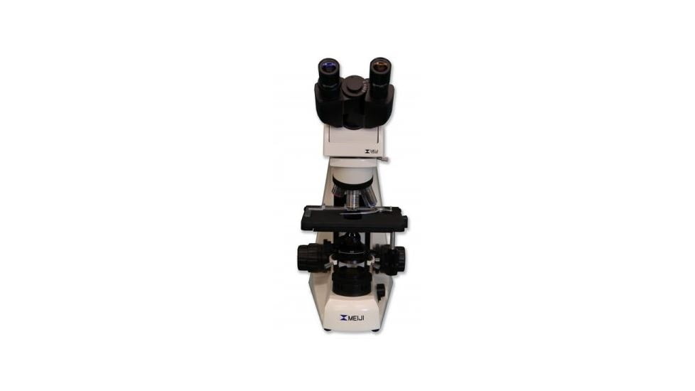 Meiji Techno Halogen Ergonomic Binocular Brightfield Biological Microscope, BEIGE, LARGE MT4200EH