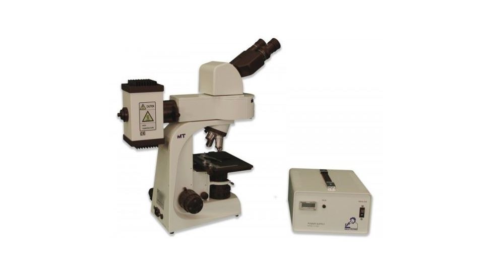 Meiji Techno Halogen Ergonomic Binoculor Epi-Fluorescence Biological Microscope, BEIGE, LARGE MT6200EH