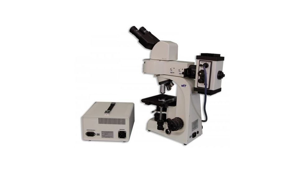 Meiji Techno Halogen Ergonomic Binoculor Epi-Fluorescence Biological Microscope, BEIGE, LARGE MT6200EH