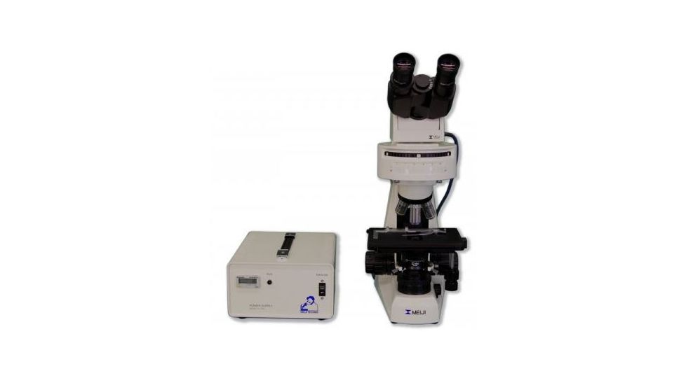 Meiji Techno Halogen Ergonomic Binoculor Epi-Fluorescence Biological Microscope, BEIGE, LARGE MT6200EH
